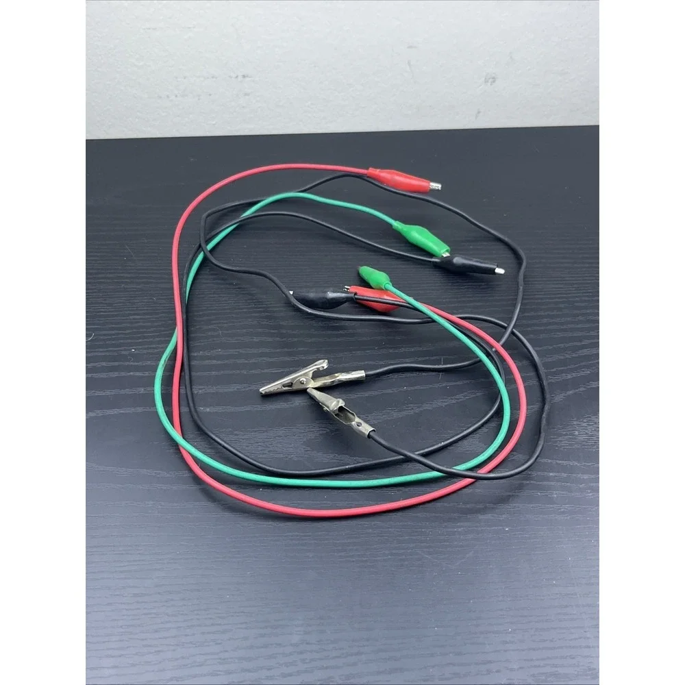 3Pc‎ Electrochemical Workstation Electrode Clip Leads 5 Ft Crocodile Clips